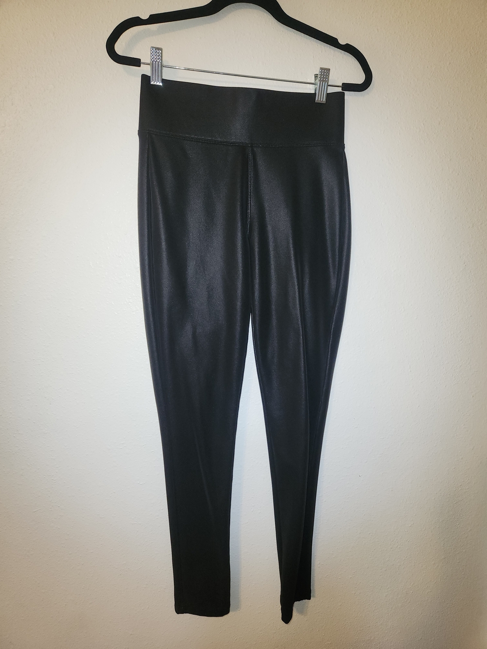 Fashion Nova Black High-Rise Faux Leather Leggings